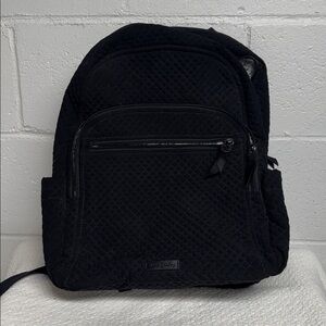 Vera Bradley Black Quilted Backpack